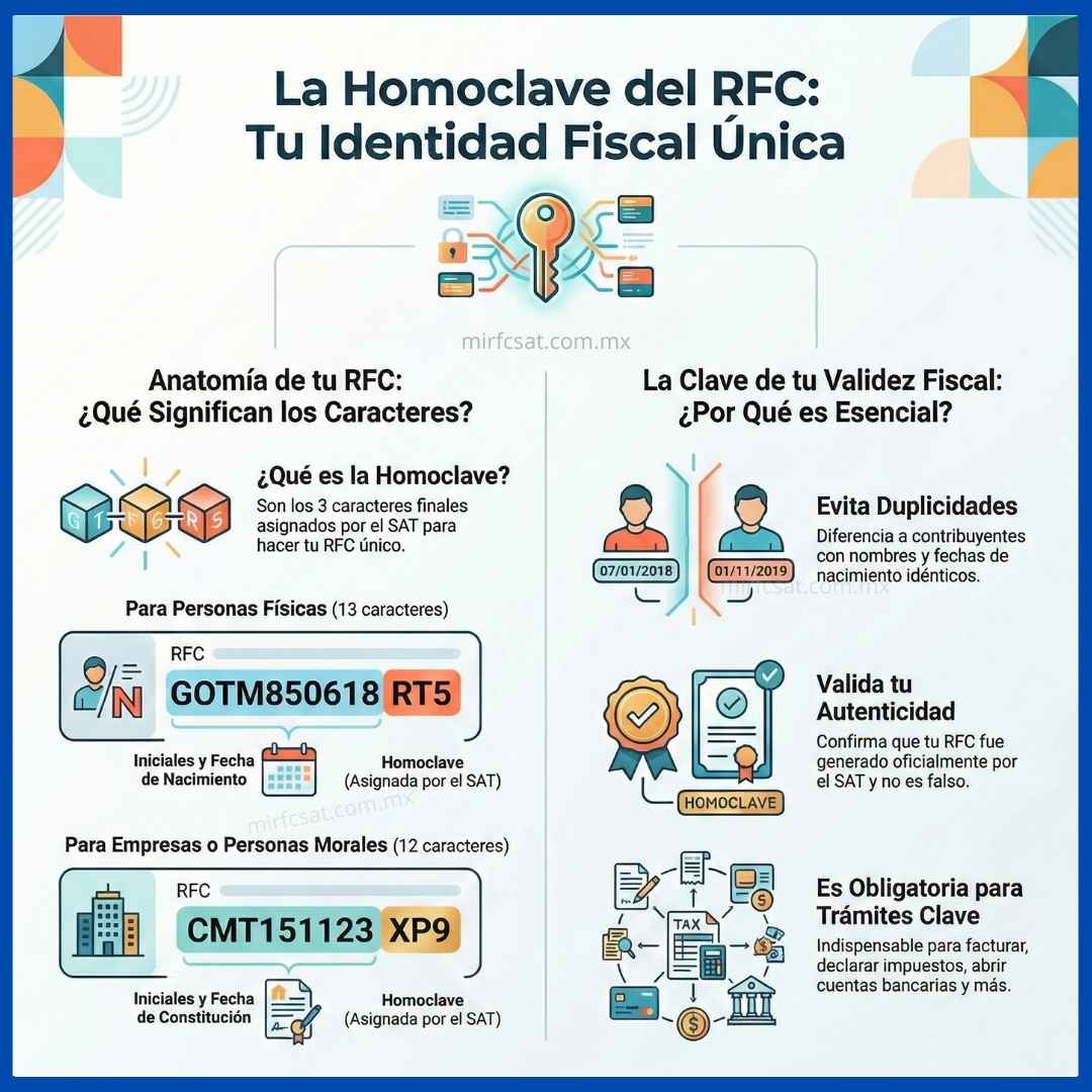 infografia homoclave sat mirfcsat.com.mx
